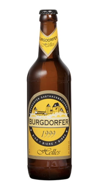 Ist immer für eine Erfrischung gut: Burgdorfer-Bier